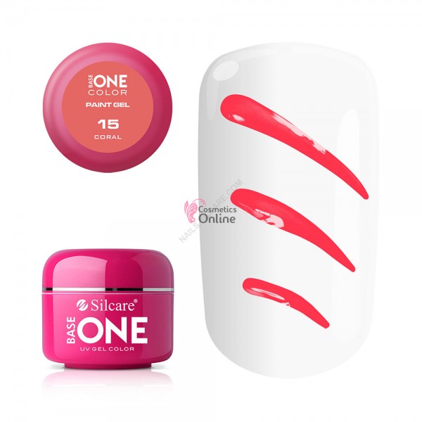 Gel UV Base One Silcare pentru pictura, carving, coral